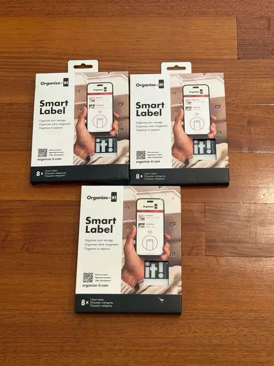 Organize-it! Smart Label Utility Storage Tags (3-Pack Bundle)