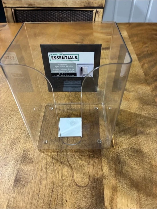 Clear Magnetic Dryer Sheet Holder