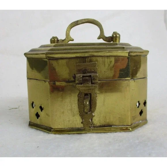 Cricket Box Good Luck Trinkets Jewels‎ Secrets Crickets Brass Keepsake box