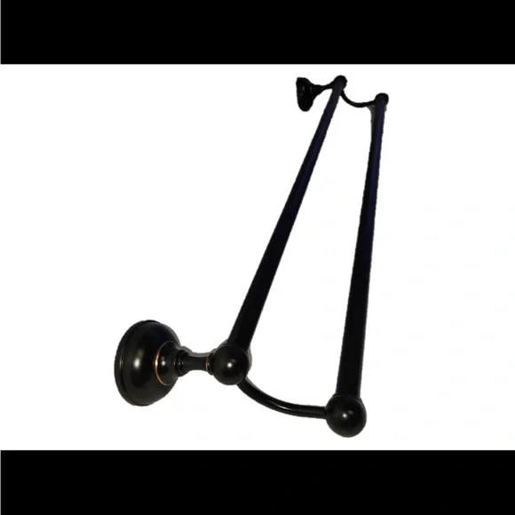 Oil-Rubbed Bronze Classic Double Towel Bar 26”