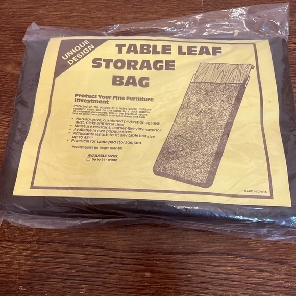 New Table Leaf Storage Bag – Protects Dining Table Leaves up to 48”Moisture