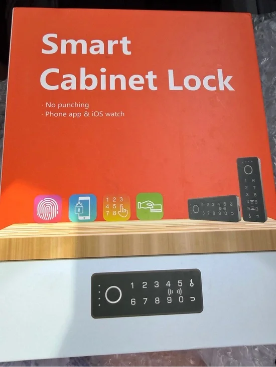 Smart Cabinet Lock - with Black Touchpad