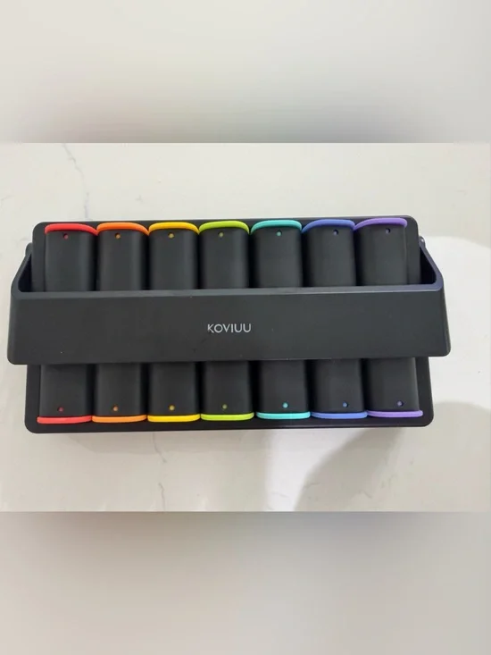 Rainbow Silicone Organizer - Black