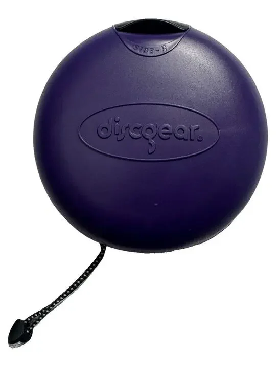 Discgear Purple Collapsible CD DVD Disc Storage Wallet Case Portable Organizer
