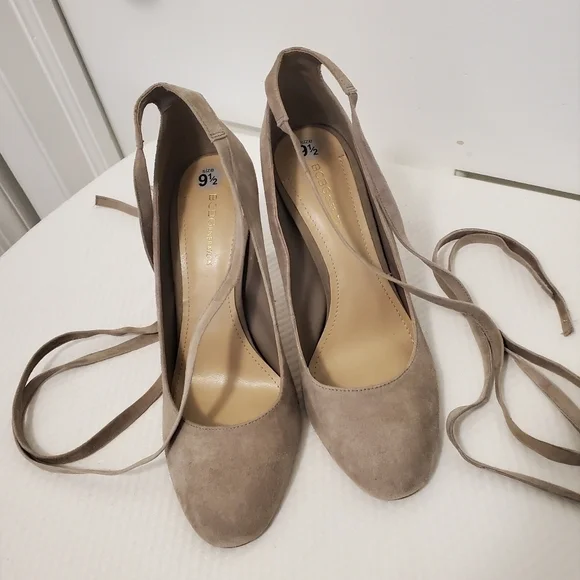 BCBGeneration Beige Suede 