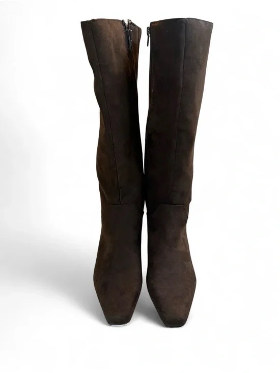 Classic Tall Brown Suede Women's Boots