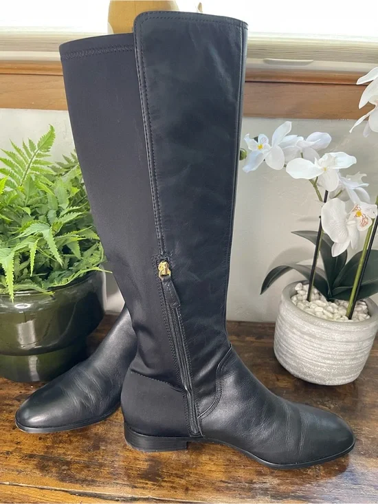 Louise et Cie Black Knee-High Riding Boots - Women's 10 M