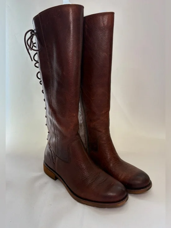 Söfft Sharnell II‎ Waterproof Leather Tall Riding Boots Whiskey Brown - Size 8.5
