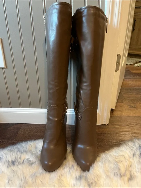 NEW SEXY  DEVON WINDSOR Tall Brown Over-the-Knee Riding Boots