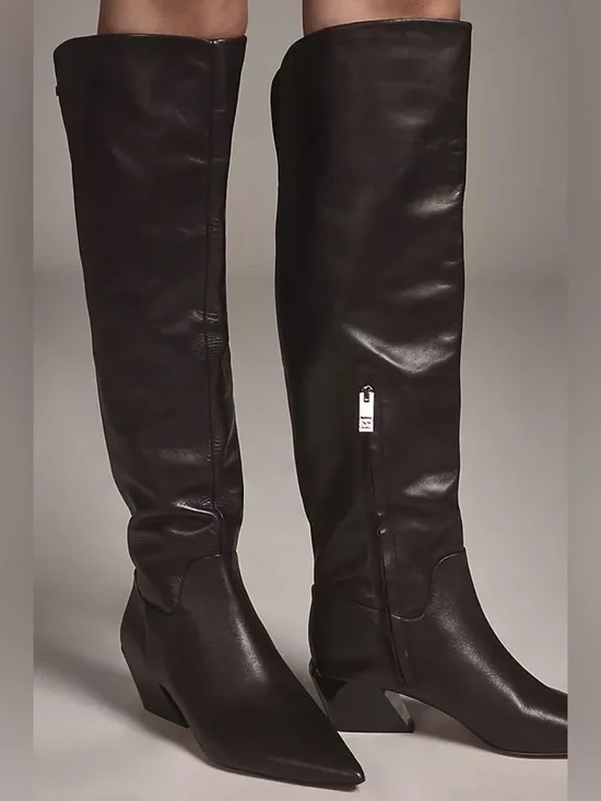 Anthropology Sarto Gwyn Pointed Toe Over the Knee Boots