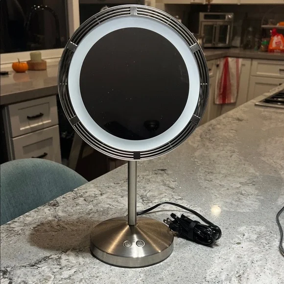 CONAIR Stainless Steel LED Vanity MIRROR & FAN