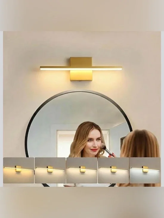 Fengkiop Led Wall Lamp Gold Vanity Light