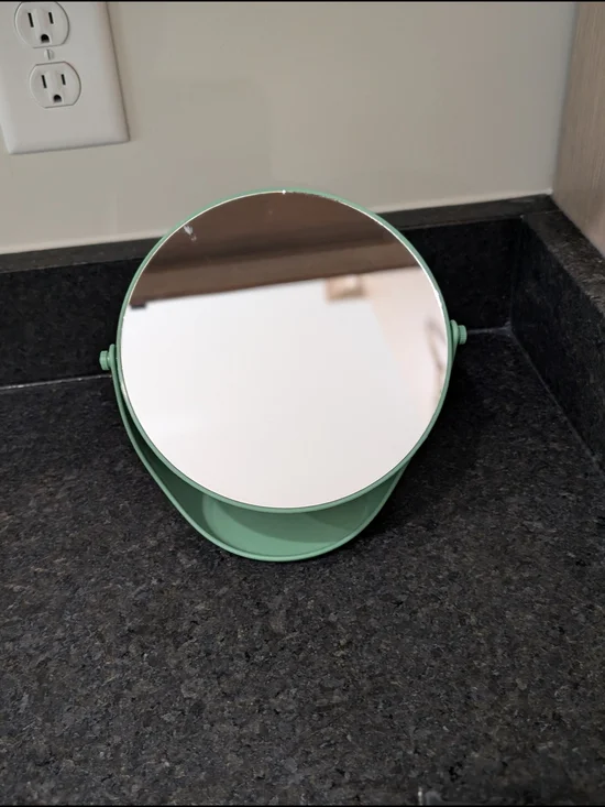Mint Green Double-Sided Vanity Mirror
