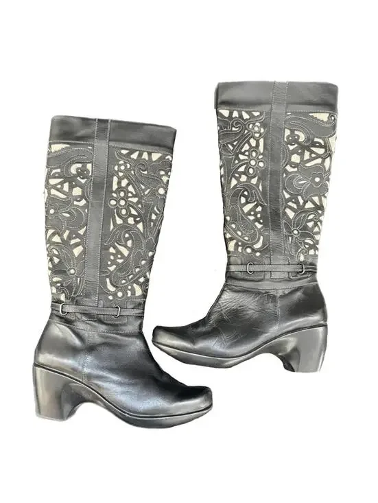 Naot Women's Allure‎ Boot Black Leather EU38 US Women’s 7.5