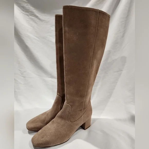 Alex Marie Suede Leather Tan Knee-High Women's Boots Dillards Exclusive