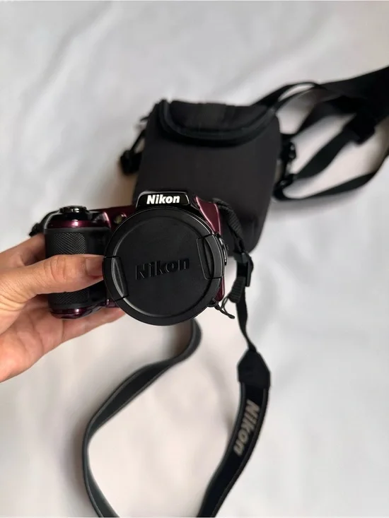 Nikon Digital Camera - Black and Deep Burgundy