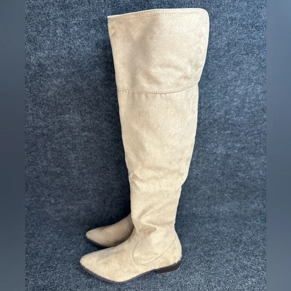 Tan Over-the-Knee Boots Tan‎ Woman’s 6.5 justfab
