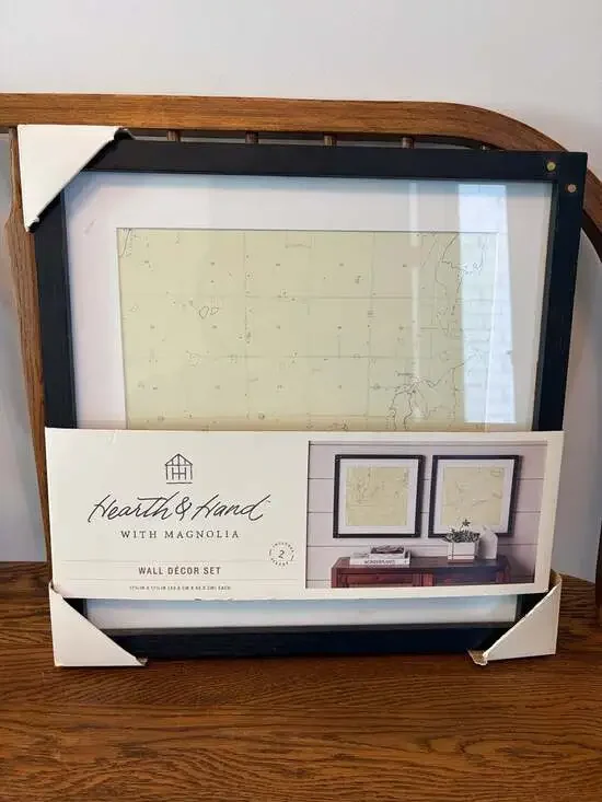 Hearth & Hand with Magnolia Map Wall Décor Set