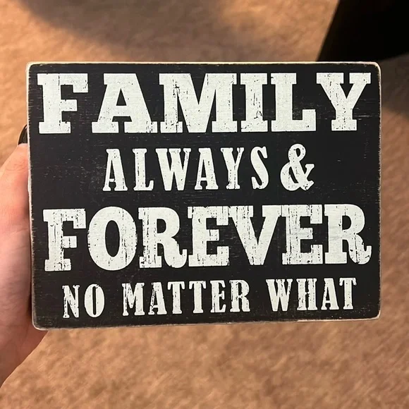 Family Wood Sign
