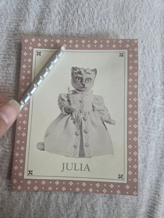 Franklin Mint Country Cats Missing Poster For Nathan And Julia And Her Flute