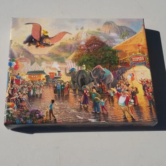 Authentic Dumbo Thomas Kinkade Painting‎