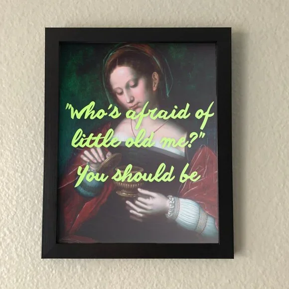 Framed Taylor Swift Eras Tour Quote Wall Art | Pop Art for Home, Office, or Gym