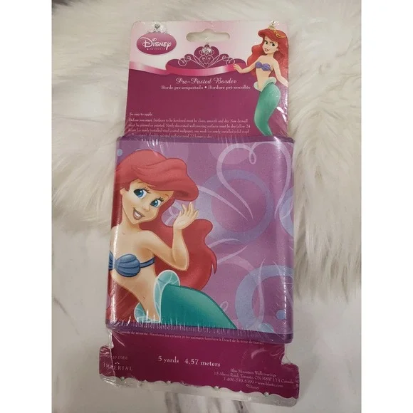 Disney The Little Mermaid Border‎ Stick On Wall Removable wallpaper sticker
