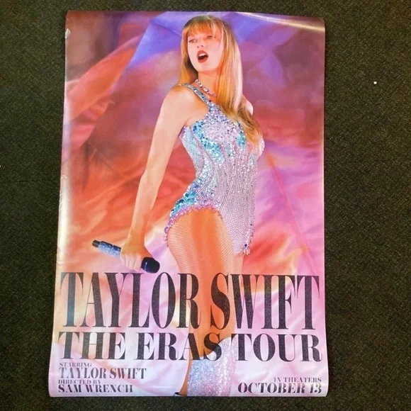 Taylor Swift Eras Tour Official One Sheet Movie Poster