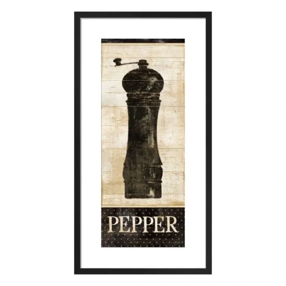 Framed Pepper Print by Daphne Brissonnet