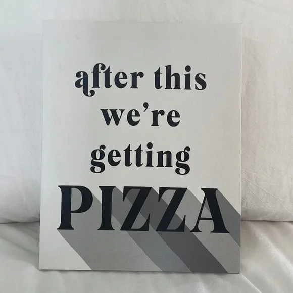 NWOT after this we’re getting pizza wall art