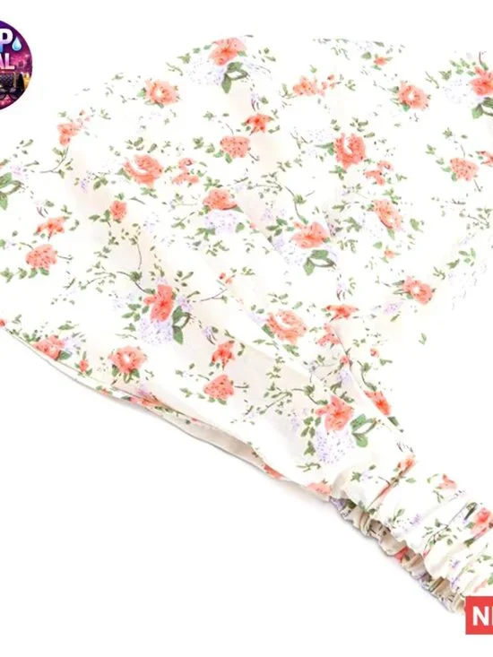 Rayon Blend Hair Bandana Headband with Lace Detail for Girls