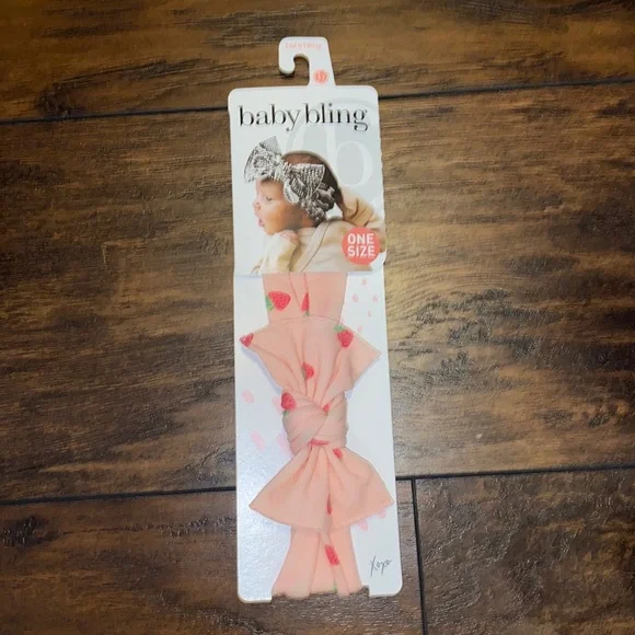 Baby Bling Strawberry 🍓 Headband