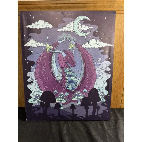 Purple Dragon Canvas with mushrooms‎   18