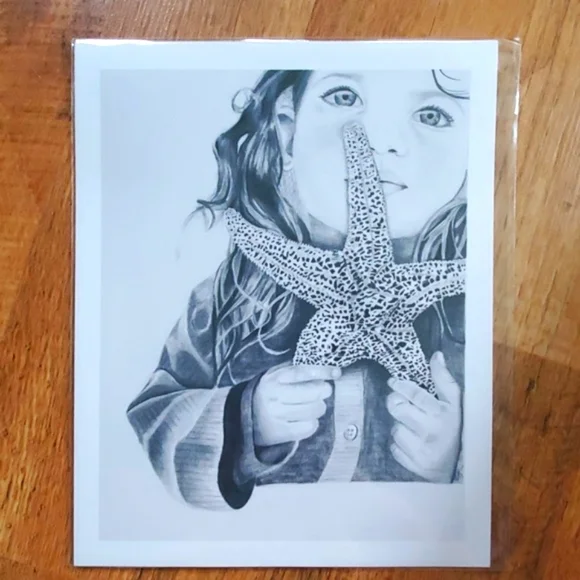Hand Drawn Art‎ Print 8x10 