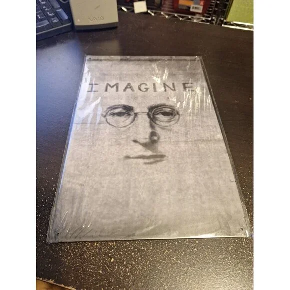 Banksy Imagine Featuring John Lennon Metal Tin Sign 8