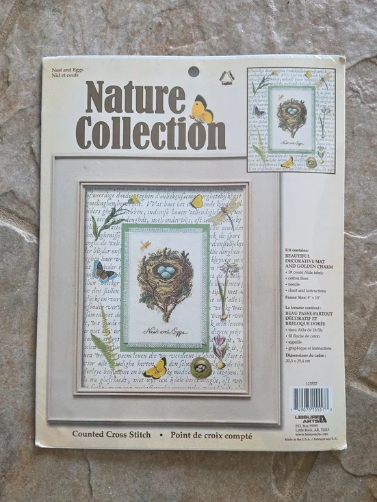 Counted Cross Stitch Kit - Nature Collection