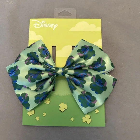 Disney - Stitch St Patty's Day Hair Bow - Irish