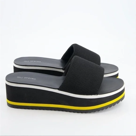 Call It Spring‎ Macy’s Larelasien platform slip on sports sandals Sz-7.5   A