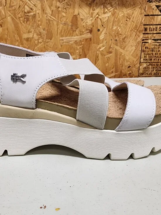 KURU White Platform Sandals