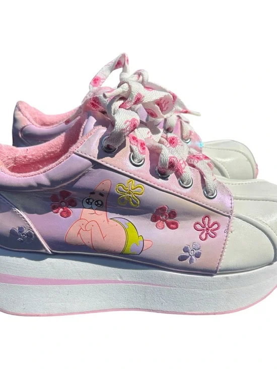DOLLS KILL x SPONGEBOB PLATFORM SNEAKERS SZ 9 WOMEN