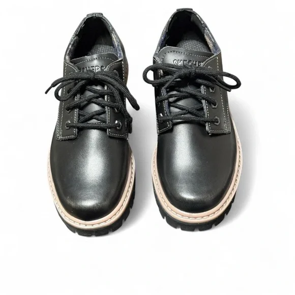 Skechers Women’s Authentics-Little Bolt Oxford Size 7