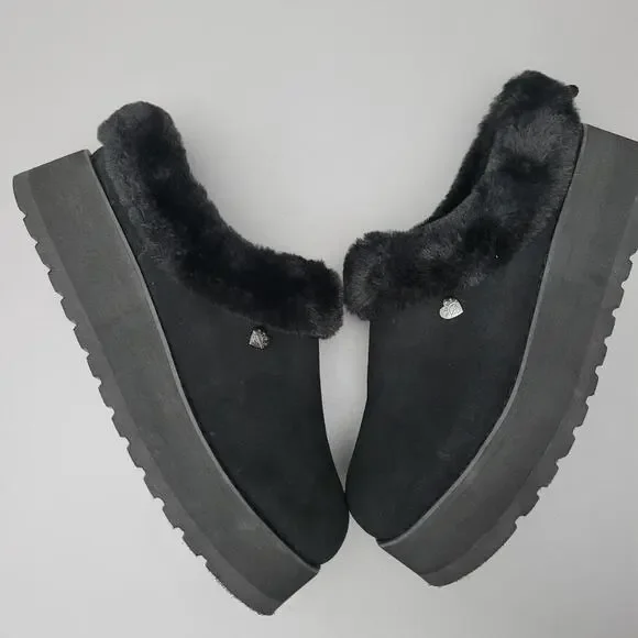 BOBS from SKECHERS Womens Size 7.5 Slippers Keepsakes Lite Cozy Blend memory