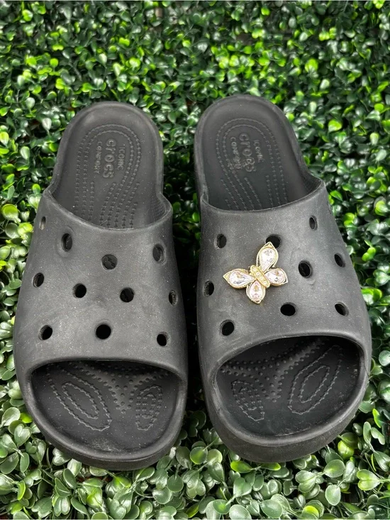 CROCS Black Casual Slip-On Clog
