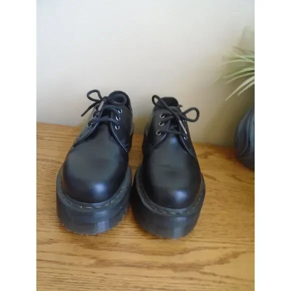 Dr. Martens 1461 Quad platform Oxfords Women’s Black Size 9 ladies