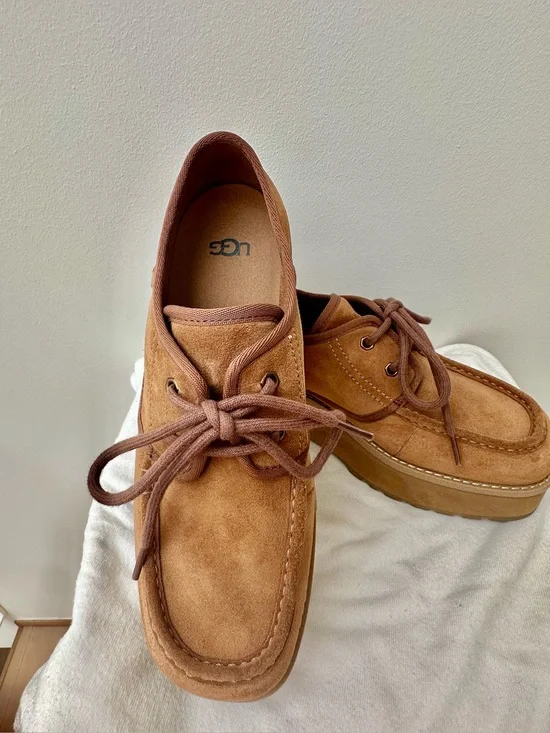 UGG Cityfunc Platform Shoe, Style #1158264, Chestnut, size 8.5