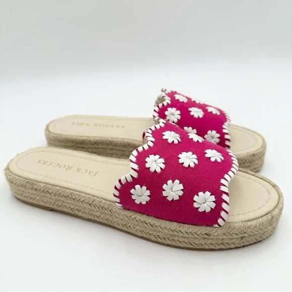 Jack Rogers Palmer Slide Espadrille Platform Sandals
