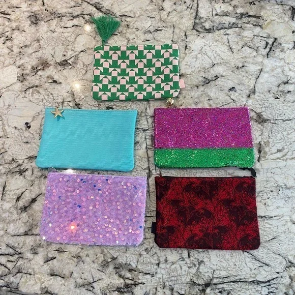 Ipsy Makeup Bags -‎ 5 count