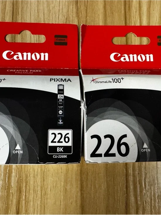 Canon QTY 2 226 Black Ink CLI-226BK OEM Genuine Original