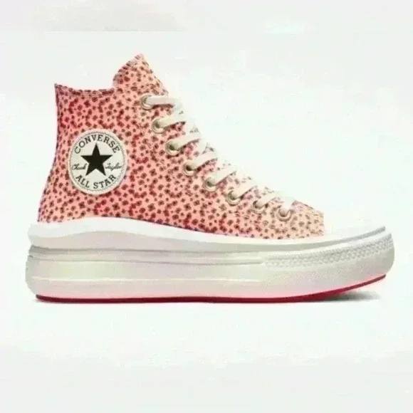 Chuck Taylor All Star Move Platform High Vintage Floral, Size Women’s 8.5