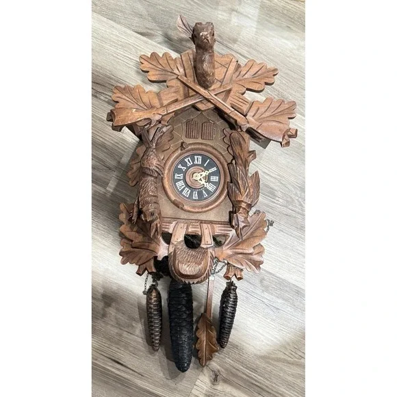 Antique German Black Forest  Cuckoo Clock